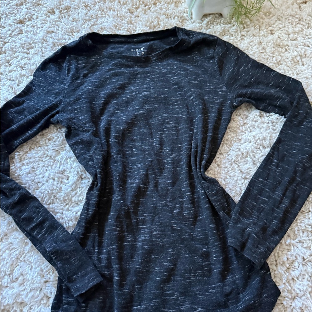 A New Day Gray Fitted Hoodie Sweatshirt